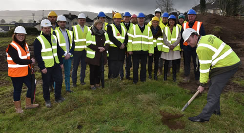 Turning Sod on new development of 