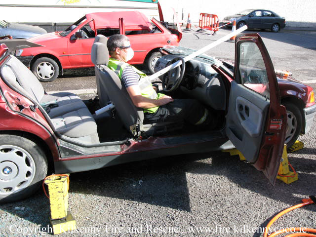 Injured Driver during the RTC Course 2007 