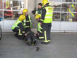 Attending to a person on the First Aid Course Kilkenny