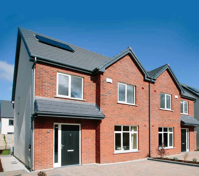 Cluain Glasan Houses Street-scape